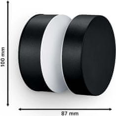 Philips LED zidna svjetiljka Nehrđajući čelik Crna IP44 Topla 6W 600lm