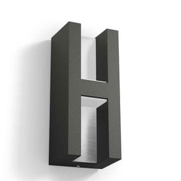 Philips Zidna LED svjetiljka otporna na vremenske uvjete antracit siva