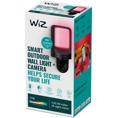 WiZ WiFi pametna zidna vanjska svjetiljka s ugrađenom kamerom
