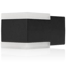 Smartwares Zidna lampa s gornjim doljnim svjetlom aluminij crna