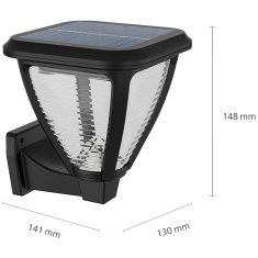 Philips Zidna svjetiljka solarna LED 200lm crna