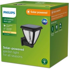 Philips Zidna svjetiljka solarna LED 200lm crna