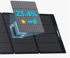BLUETTI PV350 prijenosni solarni panel, 350 W, IP67, MC4, crni