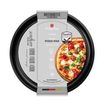Berlingerhaus Peka za pizzu s titanskim premazom, 32 cm, Anthracite Collection