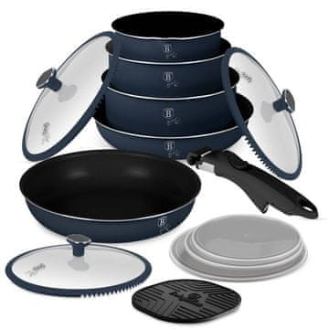 Berlingerhaus Set posuđa od 13 komada s titanijskim premazom Deep Sea Collection