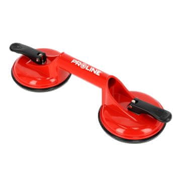 Proline Držač sa sisaljkom za stakla, alu., 2x118mm, maks.80kg, proline