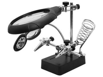 Blow 2291# Držač treća ruka s 2 lupe i lampom