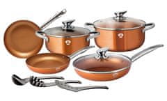 Blaumann Set posuđa BL-3342 Le Chef Line Rosegold 11 ks