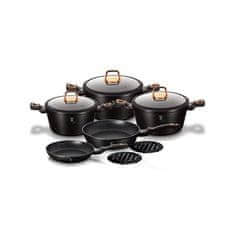 Berlingerhaus Set posuđa BH-1645 10 ks Black Rose Collection