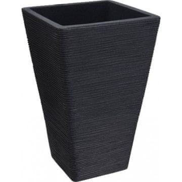 ProGarden Lonac za cvijeće (KO-Y54192750) rebrasti antracit