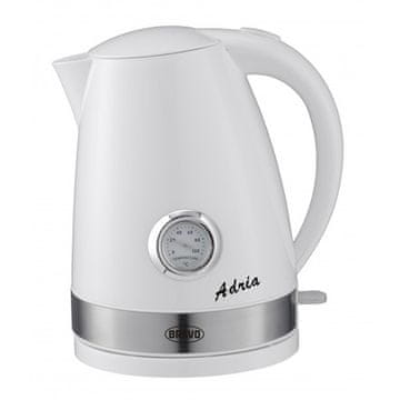 BRAVO Električno kuhalo za vodu B-4780 ADRIA S TEPLOMĚREM, white