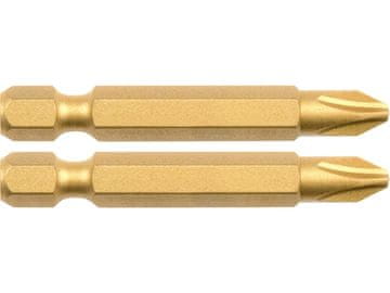 KITO Križni vrh 4741282 set od 2 križna svrdla, PH 2x50mm, S2-titanska završna obrada, FORTUM- , set od 2 križna svrdla, PH 2x50mm, S2-titanska završna obrada, FORTUM- , S2