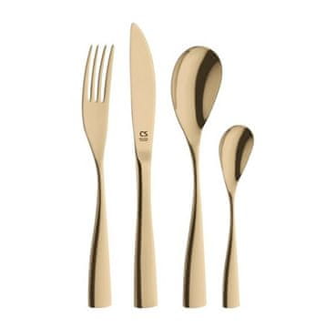 CS Solingen Set pribora za jelo CS-080167 nehrđajući čelik 24 kom BOCHOLT GOLD