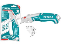 Total Nož s izmjenjivom oštricom THT5116118 metalni nož s zamjenjivom oštricom, 19 mm, 5 komada oštrica, SK5