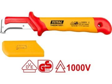 Total Električarski nožni nož za kablove THIDCK1851, industrijski