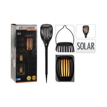 ProGarden Vrtna solarna lampa KO-CX2100540 Solarna vrtna svjetiljka s efektom plamena 3 u 1 78 cm