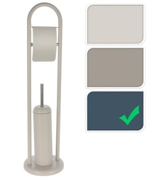 EXCELLENT Toaletna oprema KO-106000250plavi WC set + četka 80 cm tamnoplava