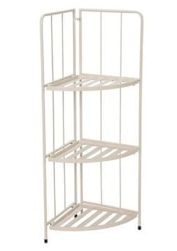 ProGarden Stalak za cvijeće KO-X71000680 kutna 3-slojna bež