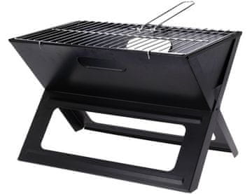 ProGarden Prijenosni roštilj KO-C83000190 sklopivi roštilj na drveni ugljen 45 x 35 cm