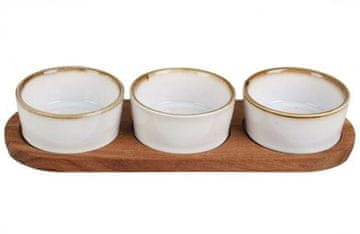 EXCELLENT Zdjele za posluživanje KO-278000760 sa setom od 4 pladnja