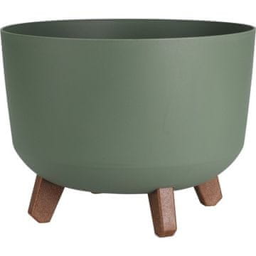 ProGarden Lonac za cvijeće KO-Y89300610 na nogama zelene boje 29 x 17 cm