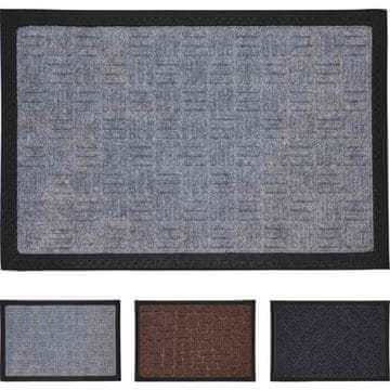 HOMESTYLING Otirač KO-A48100010svse čišćenje 60 x 40 cm svijetlo siva