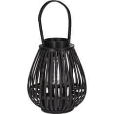 ProGarden Lanterna sa svijećom KO-AAE328260 babusova 27 cm crna
