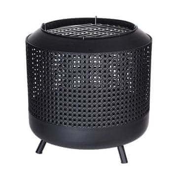 ProGarden Kamin KO-FB8200820 s metalnom rešetkom za roštilj 50 x 50 cm
