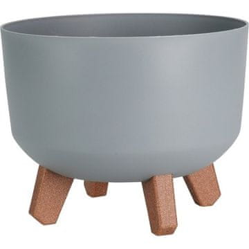 ProGarden Lonac za cvijeće KO-Y89300590 na okruglim nogama 24 cm siva