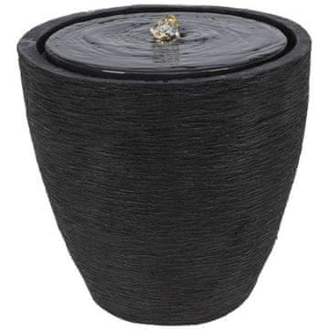 HOMESTYLING Unutarnja fontana KO-795202360 s LED rasvjetom 35 cm Moderna crna