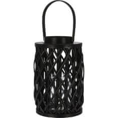 ProGarden Lanterna sa svijećom KO-438900080 crna vrba 30 cm