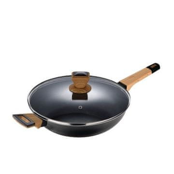 Bergner Duboka tava s neprianjajućom površinom BG-34628-BK 28 cm Earth Black