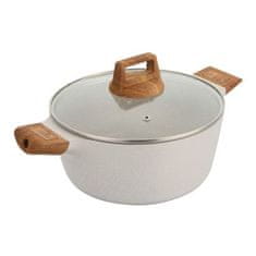Bergner Tepsija BG-30643-CR s neprianjajućom površinom i poklopcem 28 cm Naturally