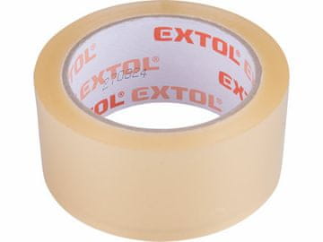 Extol Premium Ljepljiva traka 8856323 tiha ljepljiva traka, prozirna, 48 mm x 66 m, debljine 0,046 mm, PP/akrilno ljepilo