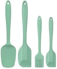 EXCELLENT Kuhinjski pribor KO-404002790zeleno 4 kom zeleno