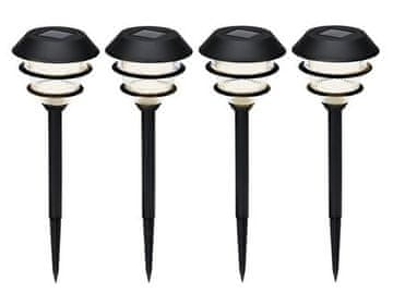 ProGarden Solarna svjetlost KO-DT4100200 Set solarnih vrtnih svjetiljki od 4 komada 41 cm