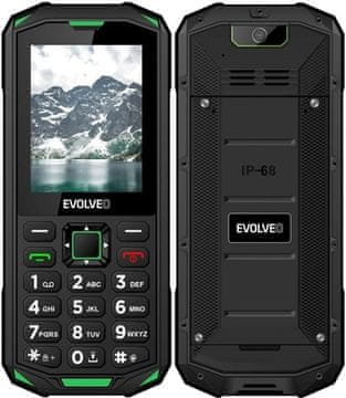 Evolveo Mobilni telefon StrongPhone X5 Black Green