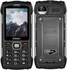 Evolveo Mobilni telefon StrongPhone H1 Black Silver