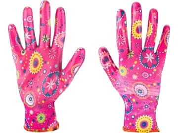 Extol Lady Vrtne rukavice 8856674, poluumočene u nitril, veličina 8"