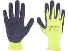 Extol Premium Vrtne rukavice 8856644 najlonske rukavice, bešavne, poluumočene u lateks, veličina 8"