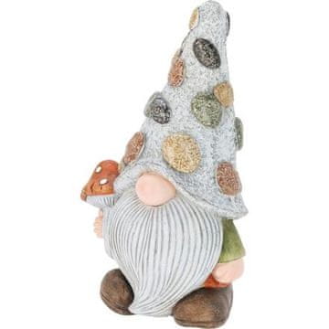 ProGarden Vrtni ukrasi KO-795420350 patuljasta gljiva s gljivom 23 cm