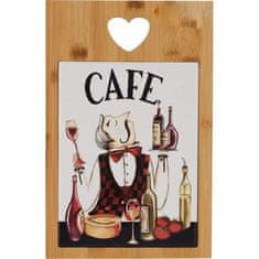 EXCELLENT Daska za posluživanje KO-280000130cafe s keramičkom peći CAFE