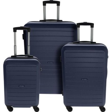 Set plastičnih putnih kofera KO-FB5000470 3 ks 50 / 60 / 70 cm dark blue