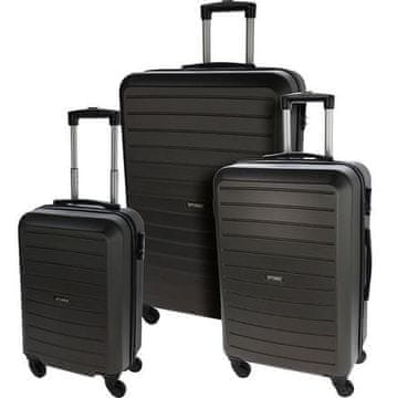 ProWorld Set plastičnih putnih kofera KO-FB5000450 3 ks 50 / 60 / 70 cm antracit