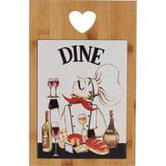 EXCELLENT Daska za posluživanje KO-280000130dine s keramičkom peći DINE