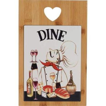 EXCELLENT Daska za posluživanje KO-280000130dine s keramičkom peći DINE