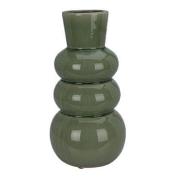 EXCELLENT Vaza KO-095241200zel 3 mjehurića 25 cm zelena