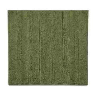 Kela Prostirka za kupanje KL-24704 Megan 100% pamuk zelena boja mahovine 65,0x55,0x1,6cm