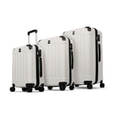 Ostatní Set kofera SF-5003 3 ks crema