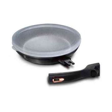 Berlingerhaus Tava s neprianjajućim dnom BH-1952 s odvojivom ručkom 28 cm kolekcija Crna ruža